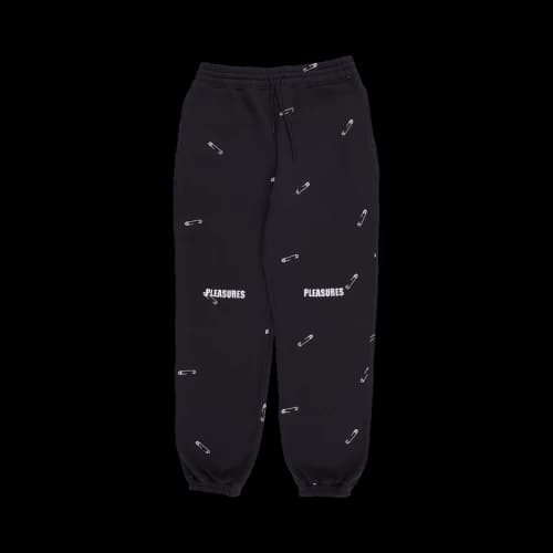 Pleasures Safety Embroidered Sweat Pant 'Black'