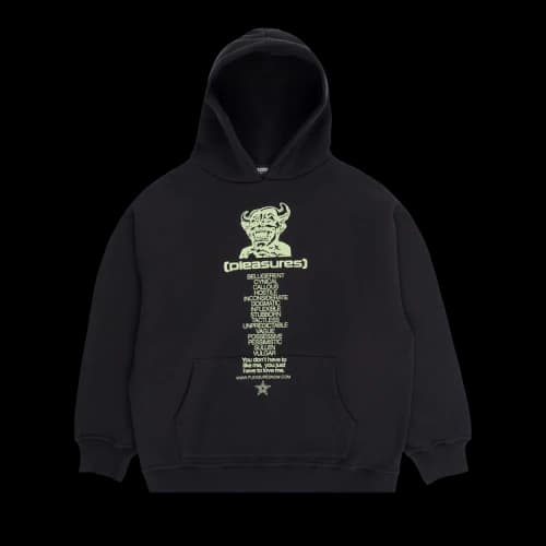 Pleasures Vulgar Hoodie 'Black'