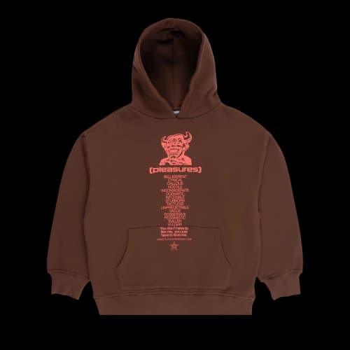 Pleasures Vulgar Hoodie 'Brown'