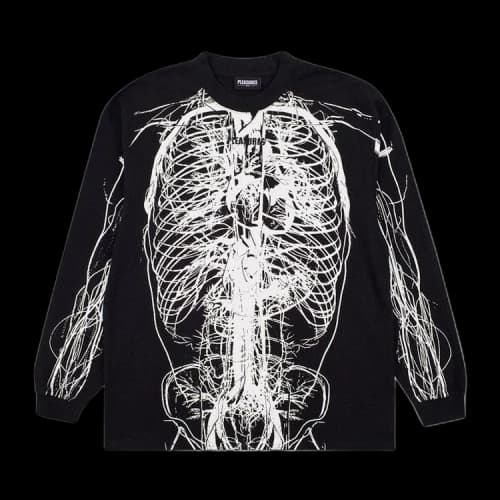 Pleasures Nervous Long-Sleeve Shirt 'Black'