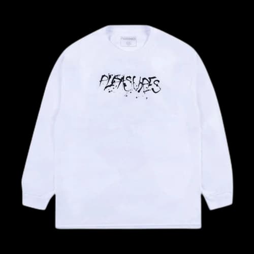 Pleasures God Bless Long-Sleeve T-Shirt 'White'