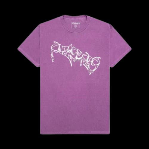 Pleasures Vile Pigment Dye T-Shirt 'Wine'