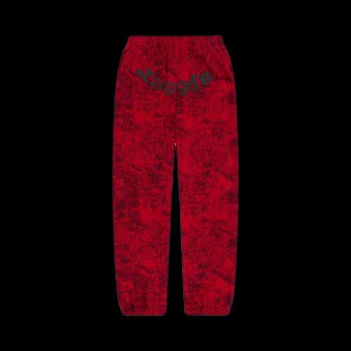 Sp5der OG Tree Camo Sweatpant 'Red'