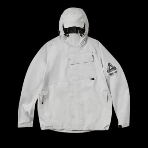 PALACE GORE-TEX P Cap Jacket Micro Mark Casual Hooded Jacket Lime Grey