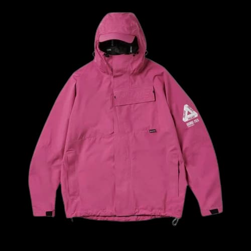 PALACE GORE-TEX P Cap Jacket Micro Mark Casual Hooded Jacket Pink