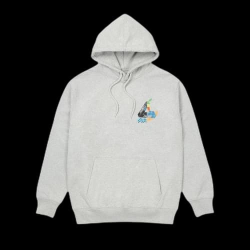 Palace Mix Up Hood 'Grey Marl'