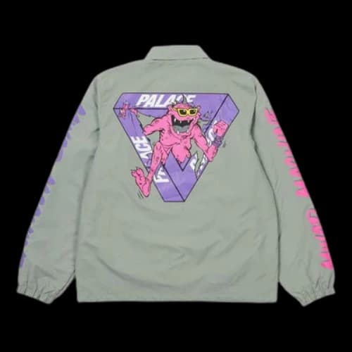 PALACE x M-Zone Crossover Small Devil Tri-Ferg Pattern Long Sleeves Jacket Gray