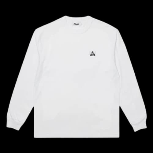 Palace Square Patch Long-Sleeve 'White'