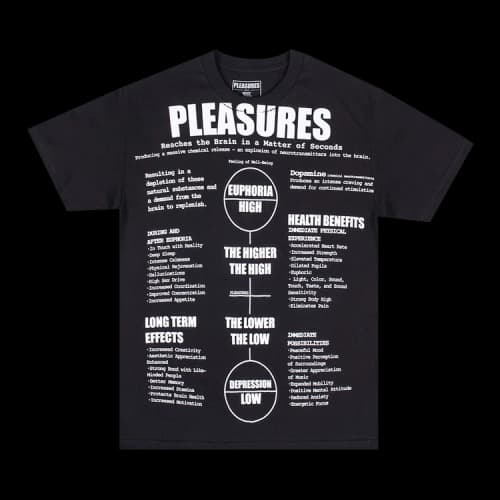 Pleasures Higher T-Shirt 'Black'