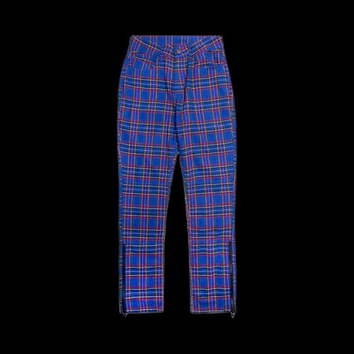 Pleasures Reset Plaid Pants 'Blue'