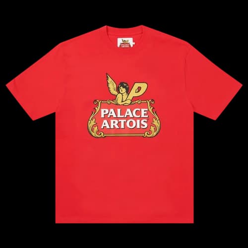Palace x Stella Artois Cartouche T-Shirt 'Red'