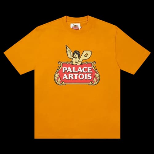 Palace x Stella Artois Cartouche T-Shirt 'Gold'