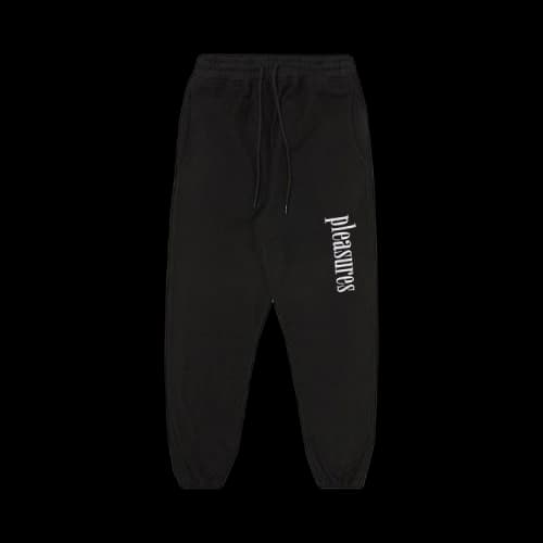 Pleasures Logic Reverse Terry Sweatpants 'Black'