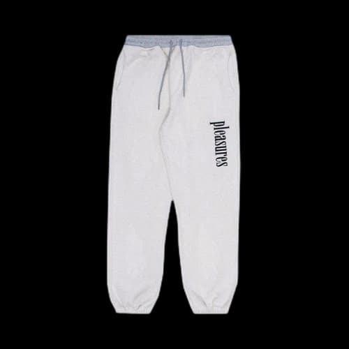 Pleasures Logic Reverse Terry Sweatpants 'Grey'