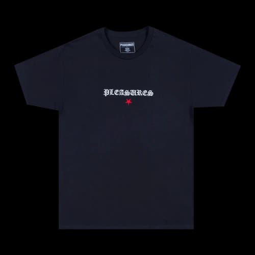 Pleasures Shine Embroidered T-Shirt 'Black'