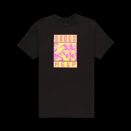 Pleasures Drugs Help T-Shirt 'Black'