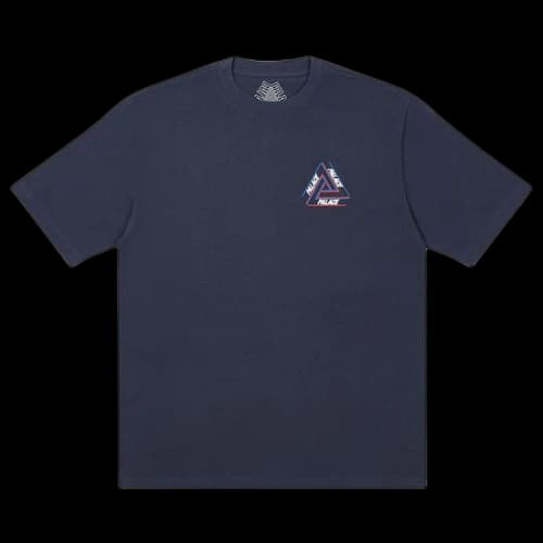 Palace Basically A Tri-Ferg T-Shirt 'Navy'