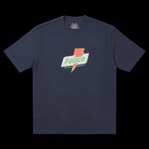 PALACE Sugar T-Shirt Logo Short Sleeve Unisex Blue