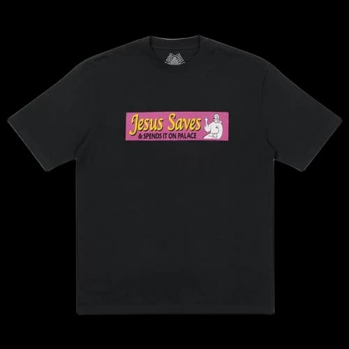 Palace Jesus Saves T-Shirt 'Black'