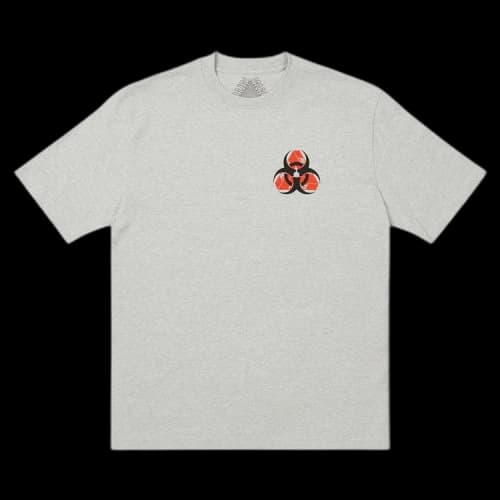 Palace Bio Hazard T-Shirt 'Grey Marl'