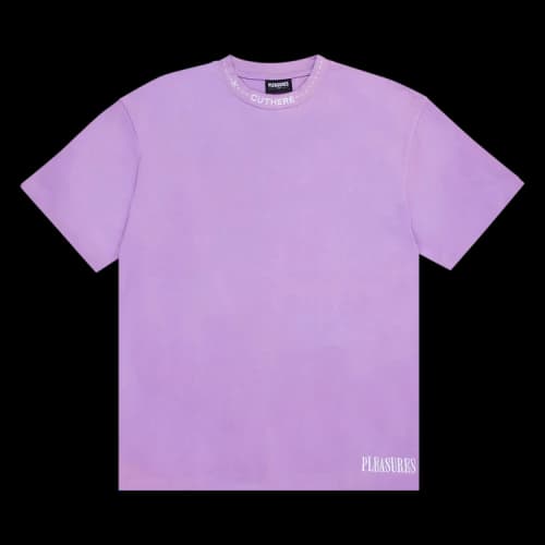 Pleasures Cut Here Heavy Weight Shirt 'Lavender'