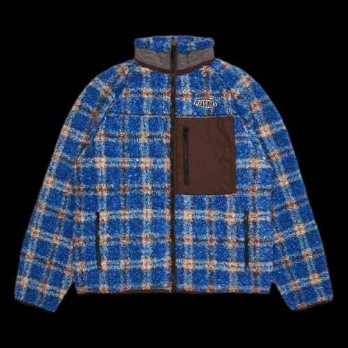 Pleasures Wraith Poodle Polar Fleece Jacket 'Blue'