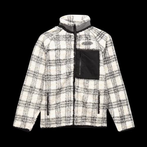 Pleasures Wraith Poodle Polar Fleece Jacket 'Grey'