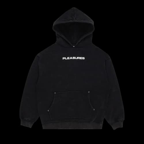 Pleasures Burnout Dyed Hooded Sweatshirt 'Black'