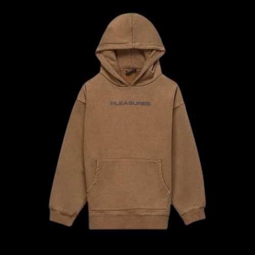 Pleasures Burnout Dyed Hooded Sweatshirt 'Olive'