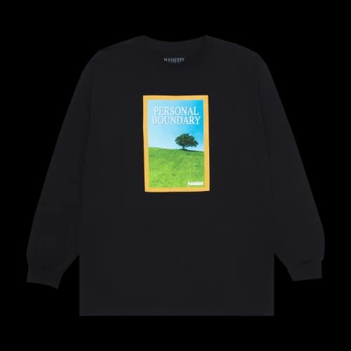 Pleasures Boundary Long-Sleeve T-Shirt 'Black'