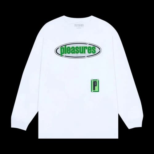 Pleasures Eazy Long Sleeve T-Shirt 'White'