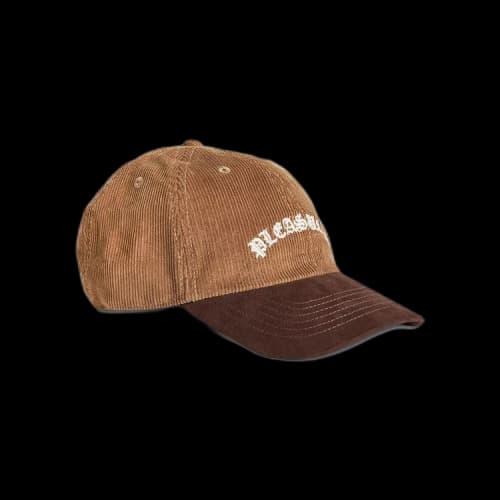 Pleasures Old E Corduroy Polo Cap 'Brown'