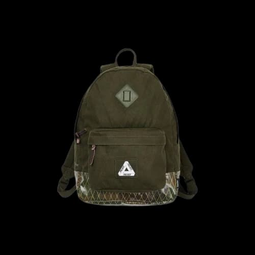Palace X-Pac Cotton Canvas Backpack 'Olive'