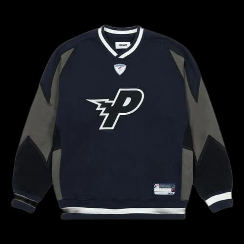 Palace Bolt Crew 'Grey/Black'