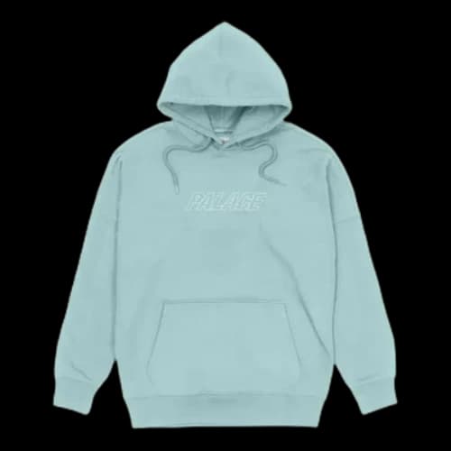 Palace Jumbo Tri-Ferg Drop Shoulder Hoodie 'Green'