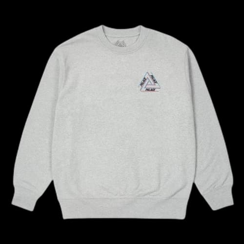 Palace Basically A Tri-Ferg Crew 'Grey Marl'