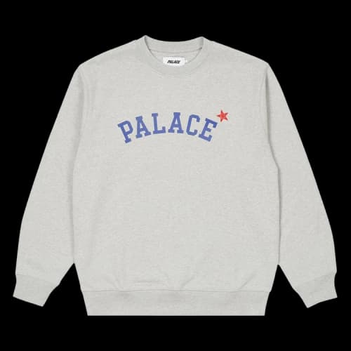 Palace Star Crew 'Grey Marl'