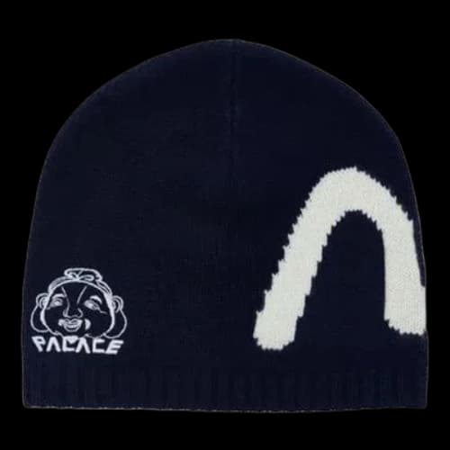 Palace X Evisu Seagull Godhead Beanie 'White'