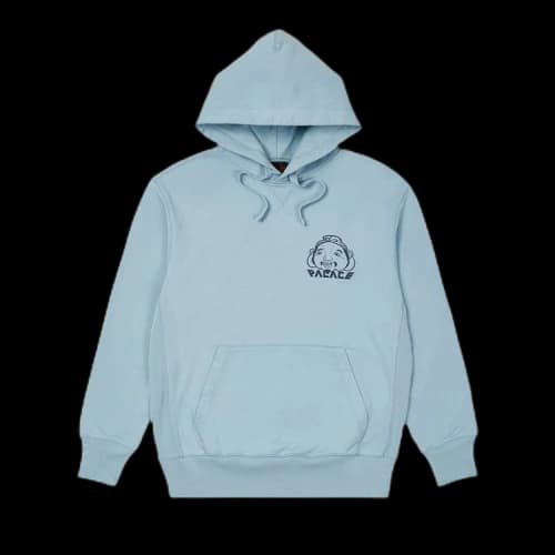 Palace x Evisu Tri-Godhead Hood 'Dusty Blue'