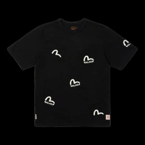 Palace X Evisu Multi Pocket T-Shirt 'Black'
