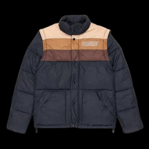Pleasures Call Me Convertible Puffer 'Black'