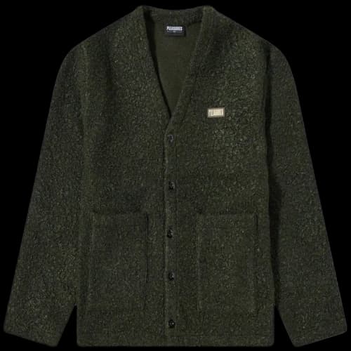 Pleasures Creation Cardigan Sweater Green