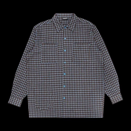 Pleasures Ignition Plaid Shirt 'Brown'