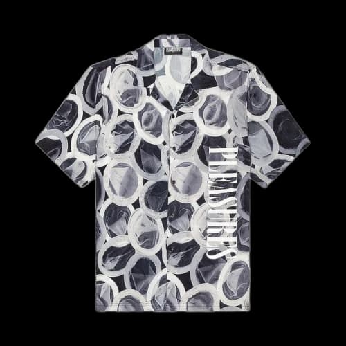 Pleasures Protection Short-Sleeve Button Down 'Grey'