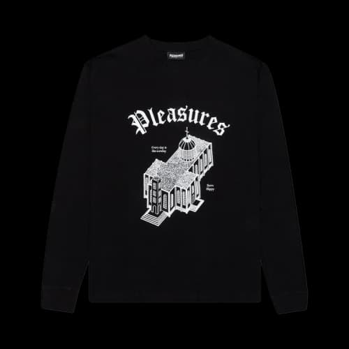 Pleasures Glory Waffle Knit Long-Sleeve 'Black'