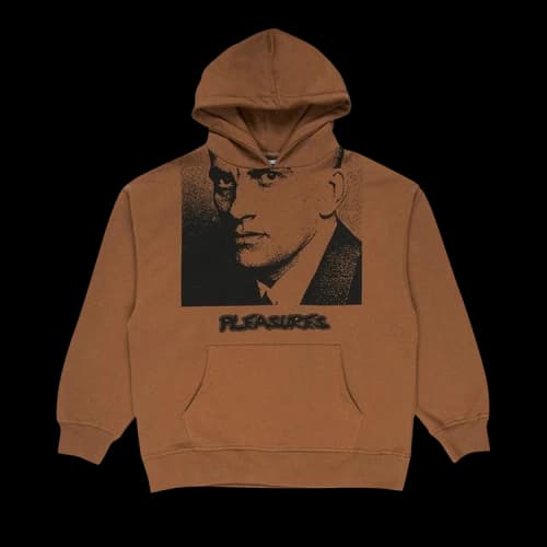 Pleasures Backbone Hoodie 'Brown'