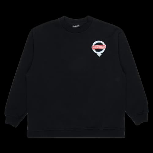 Pleasures Language Crewneck 'Black'