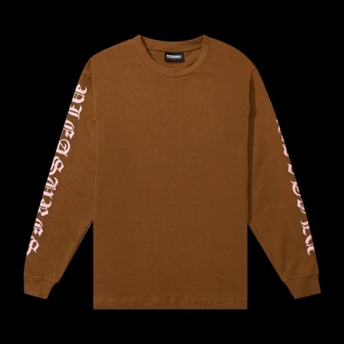 Pleasures Old E Heavyweight Long-Sleeve 'Brown'