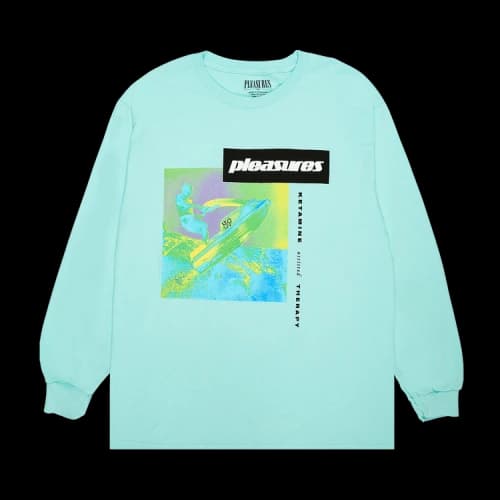 Pleasures K Hole Long-Sleeve 'Aqua'