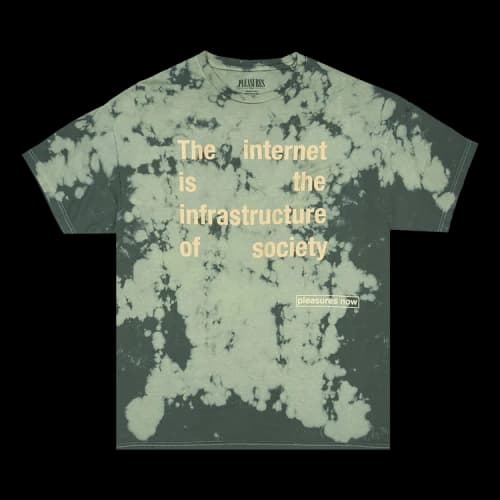 Pleasures Internet Dyed Shirt 'Green'